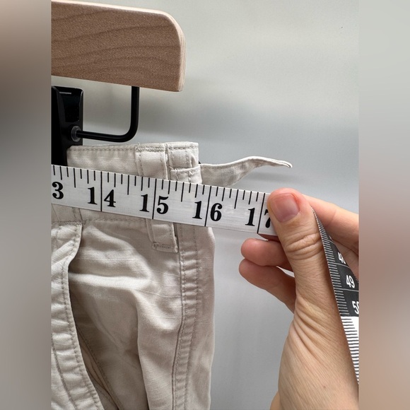 Vintage Banana Republic Cargo Military 31R Tan Pants - Picture 4 of 6